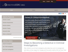 Tablet Screenshot of detectiveedu.org